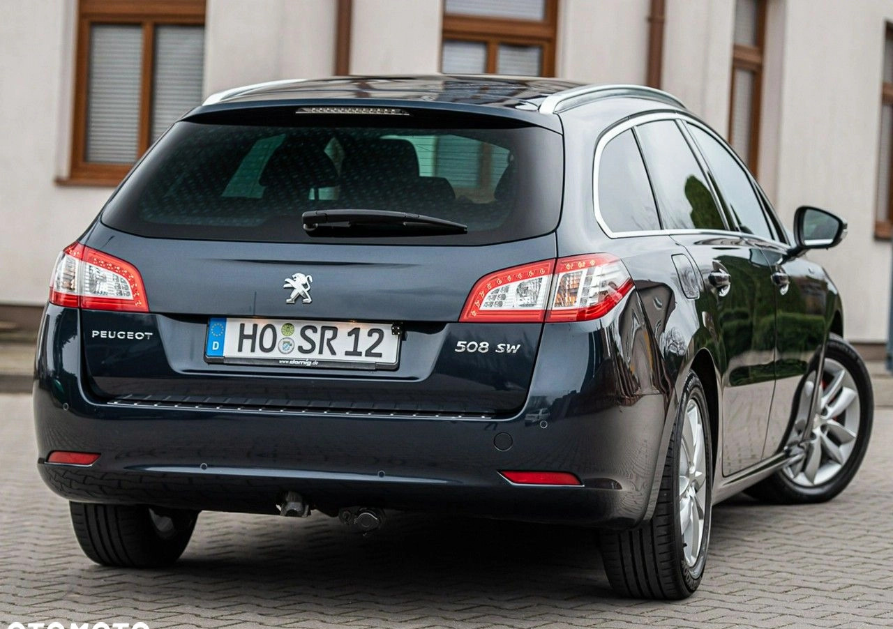 Peugeot 508 cena 32700 przebieg: 127000, rok produkcji 2013 z Bobolice małe 466